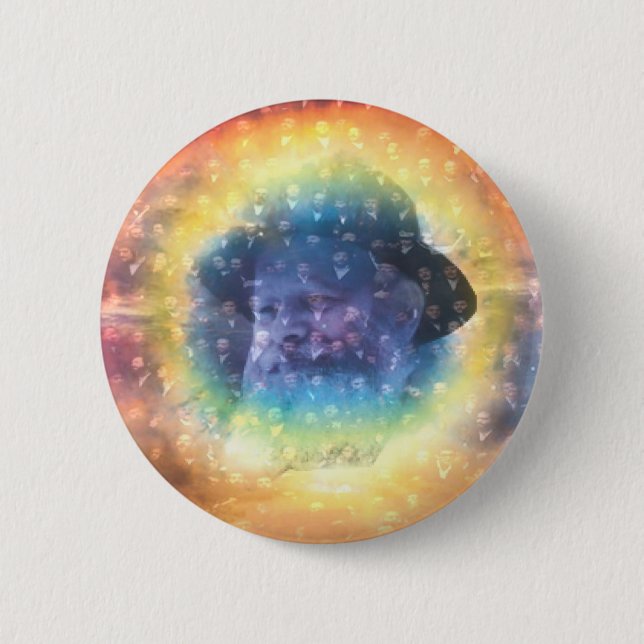 Rebbe Pinback Button (Front)