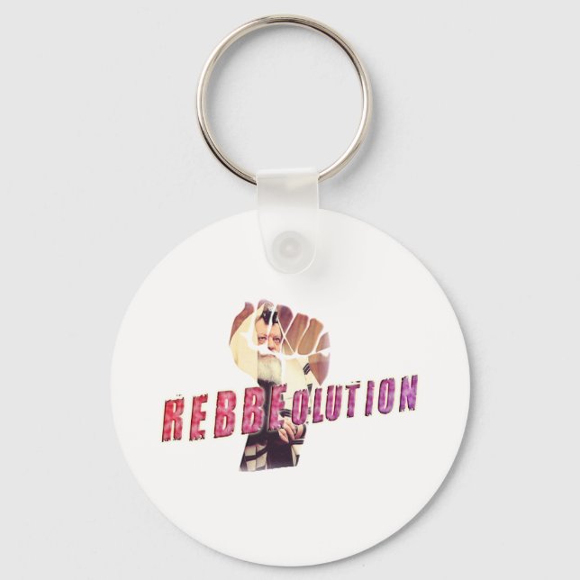 Rebbe Revolution Keychain (Front)