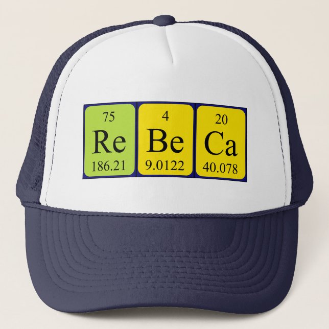 Rebeca periodic table name hat (Front)