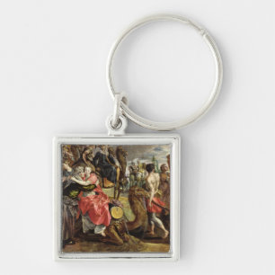 Rebecca Bidding Farewell to her Family, c.1562 Keychain