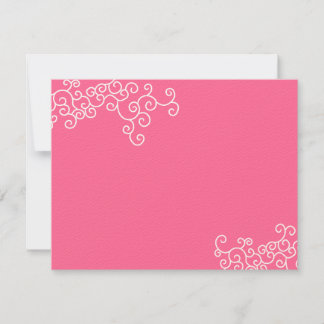 Rebecca Custom Bat Mitzvah RSVP Card