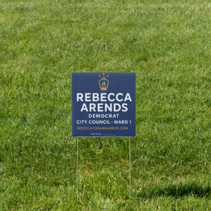 Rebecca for Ann Arbor Sign