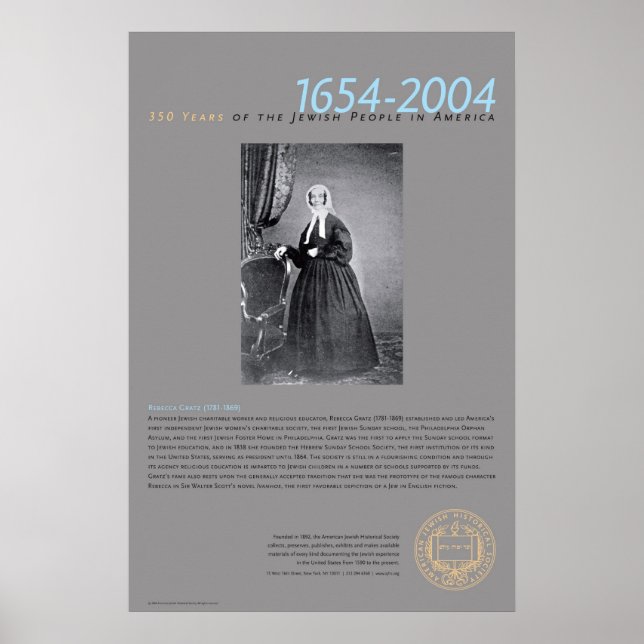 Rebecca Gratz (1781-1869) Poster (Front)