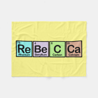 Rebecca made of Elements Fleece Blanket