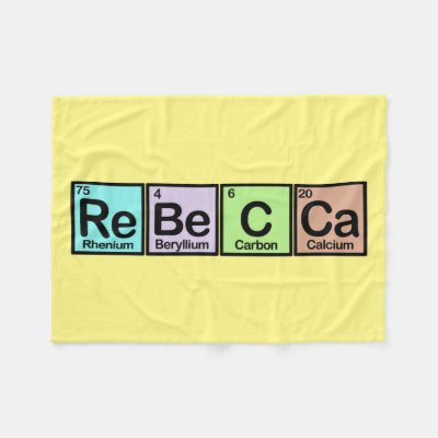 Rebecca made of Elements Fleece Blanket