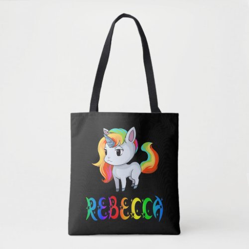 Rebecca Unicorn Tote Bag