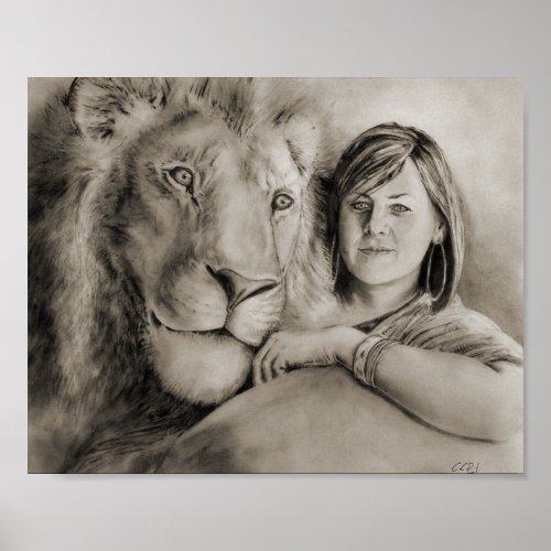 Rebeccas lion poster