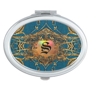 Rebeckae Carlton Victorian Monogram Makeup Mirror