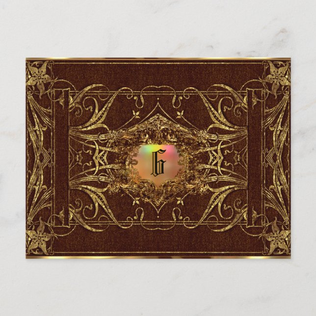 Rebeckae Corgi Victorian Postcard (Front)