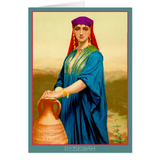 Rebekah at the Well Cards (Front)