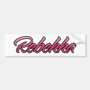 Rebekka faded pink Aufkleber Sticker