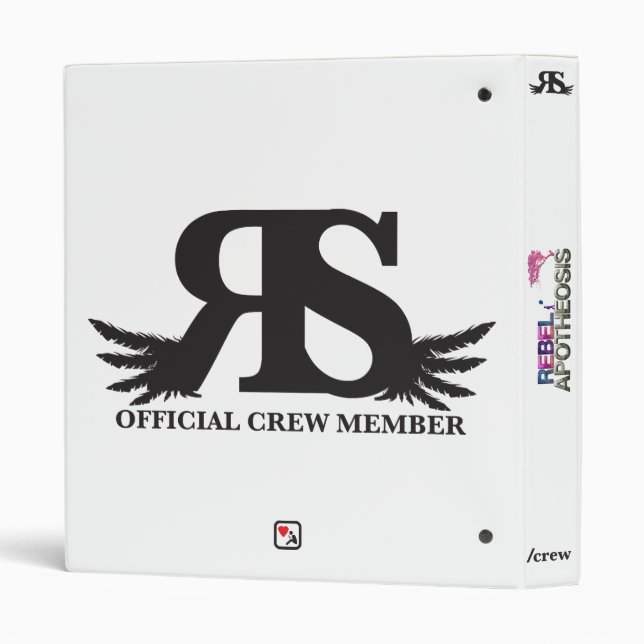Rebel Apotheosis Official Staff Binder (Back/Spine)