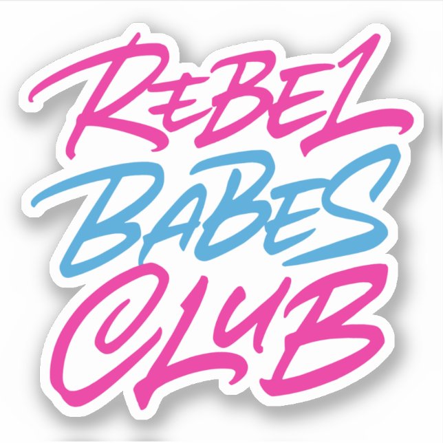 Rebel Babes Club Sticker (Front)