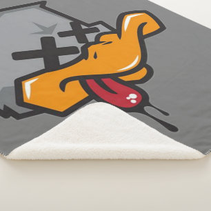 Rebel Duck Sherpa Blanket