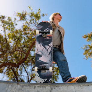 Rebel Gaze Graffiti Skateboard Deck
