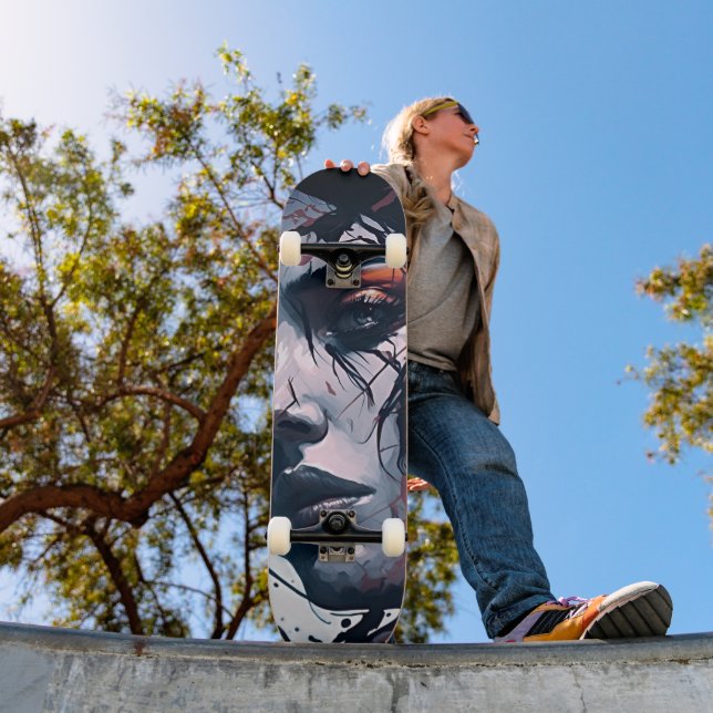 Rebel Gaze Graffiti Skateboard Deck (Outdoor 1)