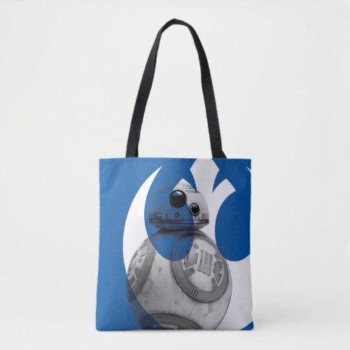 Rebel Logo BB_8 Reveal Graphic Tote Bag