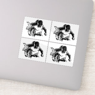 Rebel, Molotov Cocktail, Riots, Communist Style Sticker