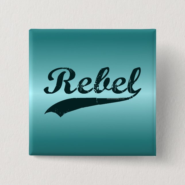 Rebel Pinback Button (Front)