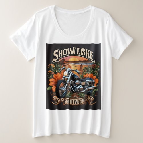  Rebel Ride Classic Motorcycle Silhouette Tee