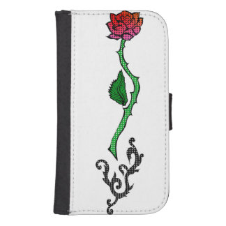 Rebel Rose Samsung Galaxy S4 Wallet Case