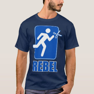 Rebel Running With Scissors T-Shirt