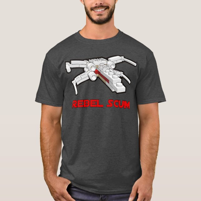 Rebel Scum  Revolutionary Fighter Pilot T-Shirt (Front)