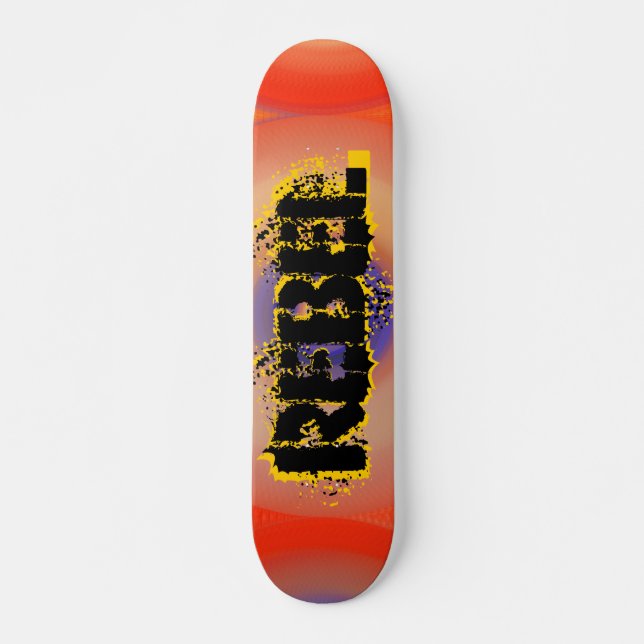 Rebel Skateboard Deck (Front)