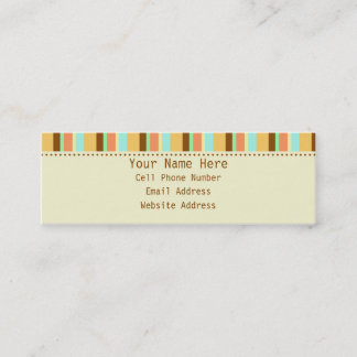 Rebel Skinny Profile Business Cards