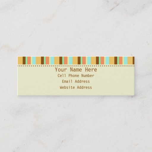 Customizable Rebel Skinny Profile Business Cards
