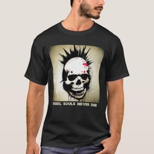 REBEL SOULS NEVER DIE T_Shirt