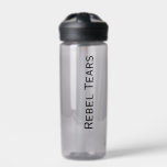 Rebel Tears Water Bottle<br><div class="desc">Feeling parched? Nothing washes down hardtack and salt pork better than the tears of your enemies.  This quality container is better than an old canteen and has a lot less rust.</div>