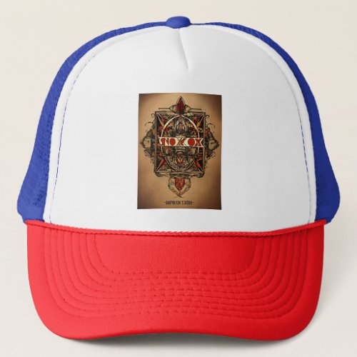 Rebel Threads Rock and Roll  Trucker Hat