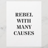 Rebel With Many Causes (Front)