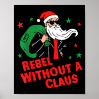 Rebel Without A Claus– Cool Santa Leather Jacket C