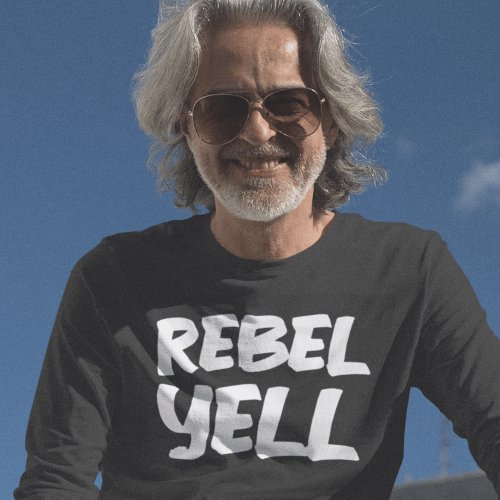 REBEL YELL 1980s VINTAGE T_Shirt T_shirts