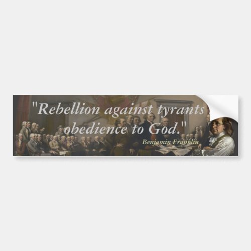 Rebellion Bumper Sticker