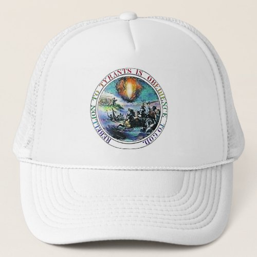 Rebellion To Tyrants is Obedience to God Apparel Trucker Hat