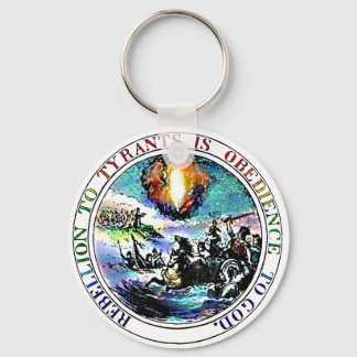 Rebellion To Tyrants Thomas Jefferson Great Seal Keychain