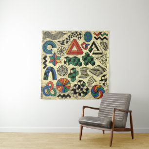 Rebellious Geometries Tapestry