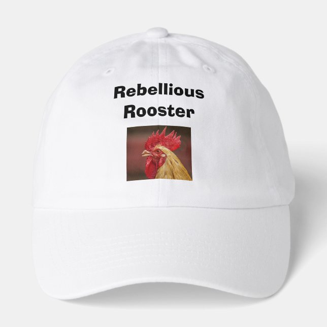 Rebellious Rooster  Hat (Front)