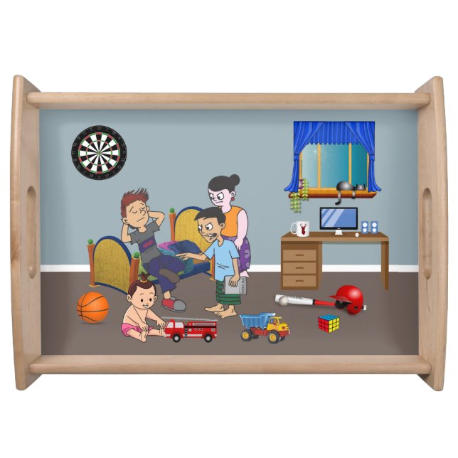 Rebel's Haven Serving Tray (Front)