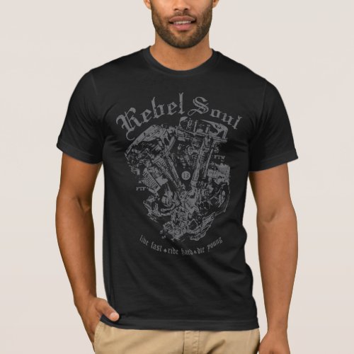 rebelsoul panhead T_Shirt