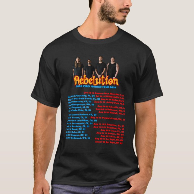 REBELUTION TOUR 2019 T-Shirt (Front)