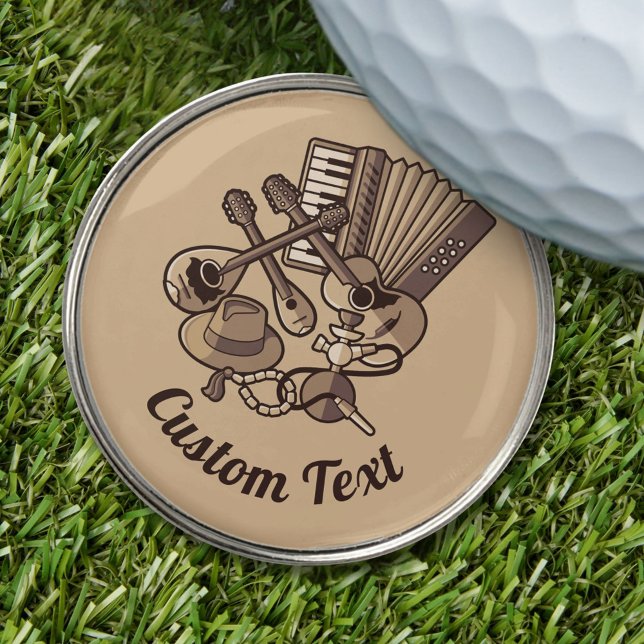 Rebetiko Icons Golf Ball Marker (Creator Uploaded)