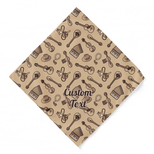 Rebetiko Pattern Bandana (Front)