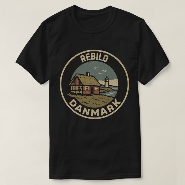 Rebild, Denmark Danmark  T-Shirt (Design Front)