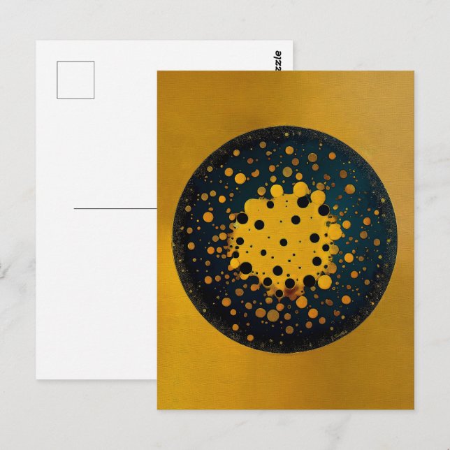 Rebirth – Abstract Circle Of Emergence Postcard (Front/Back)