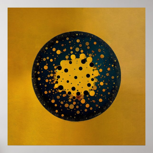 Rebirth – Abstract Circle Of Emergence Poster (Front)