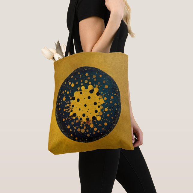 Rebirth – Abstract Circle Of Emergence Tote Bag (Close Up)